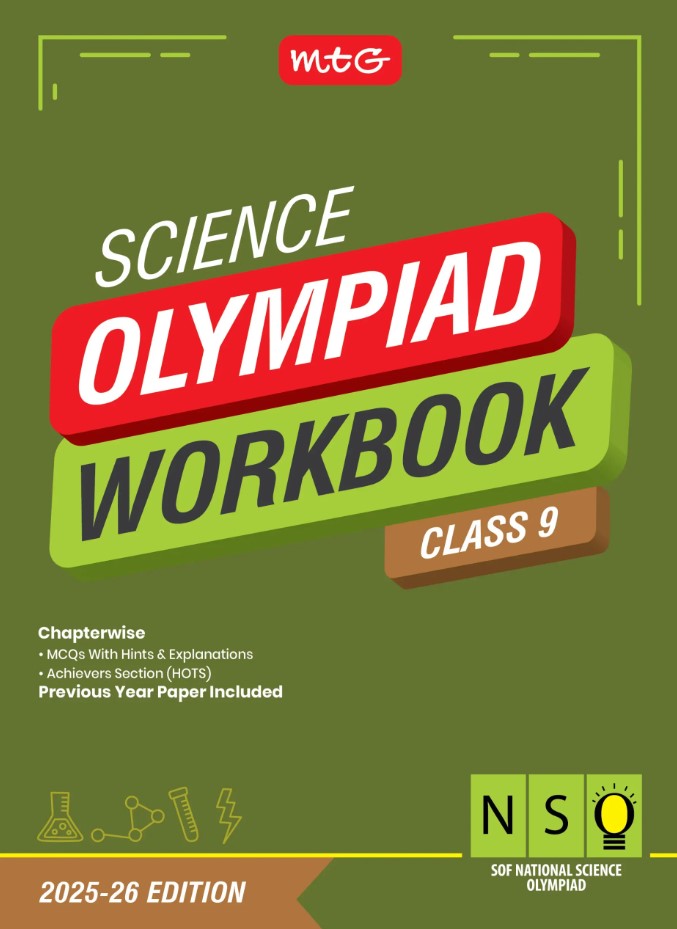 MTG National Science Olympiad (NSO) Workbook for Class 9 - SOF Olympiad Preparation Books | 2025-2026 Edition